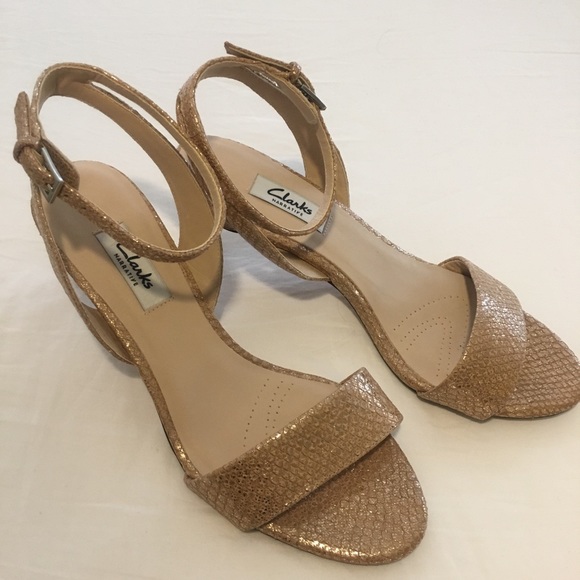 Clarks Shoes - Clarks Amali Ankle Strap Heels